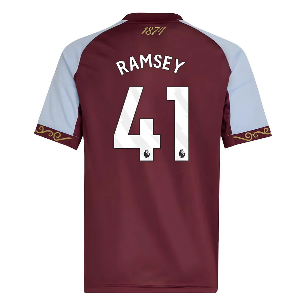 2025-2026 Aston Villa Home Shirt (Kids) (Ramsey 41)