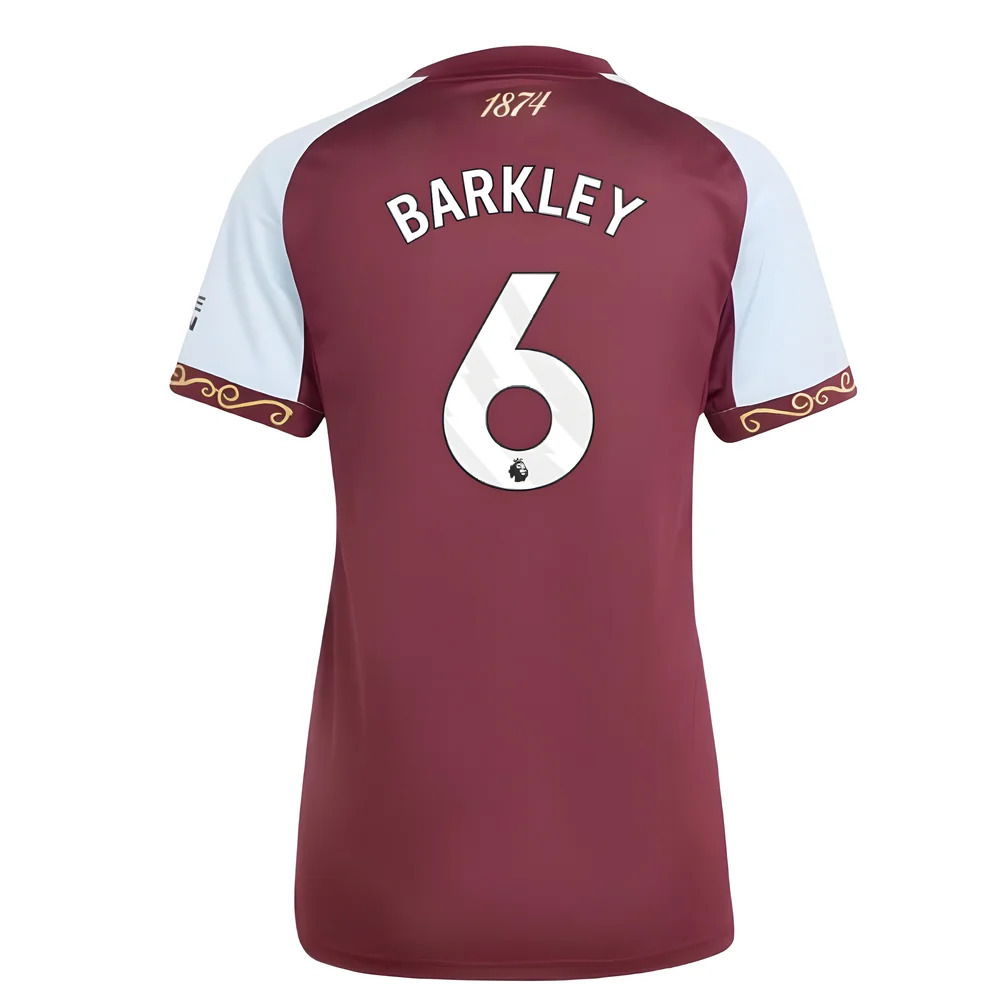 2025-2026 Aston Villa Home Shirt (Womens) (Barkley 6)