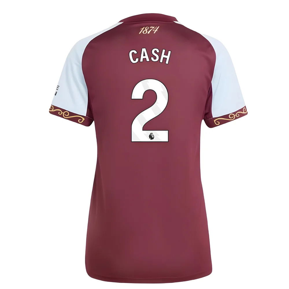 2025-2026 Aston Villa Home Shirt (Womens) (Cash 2)