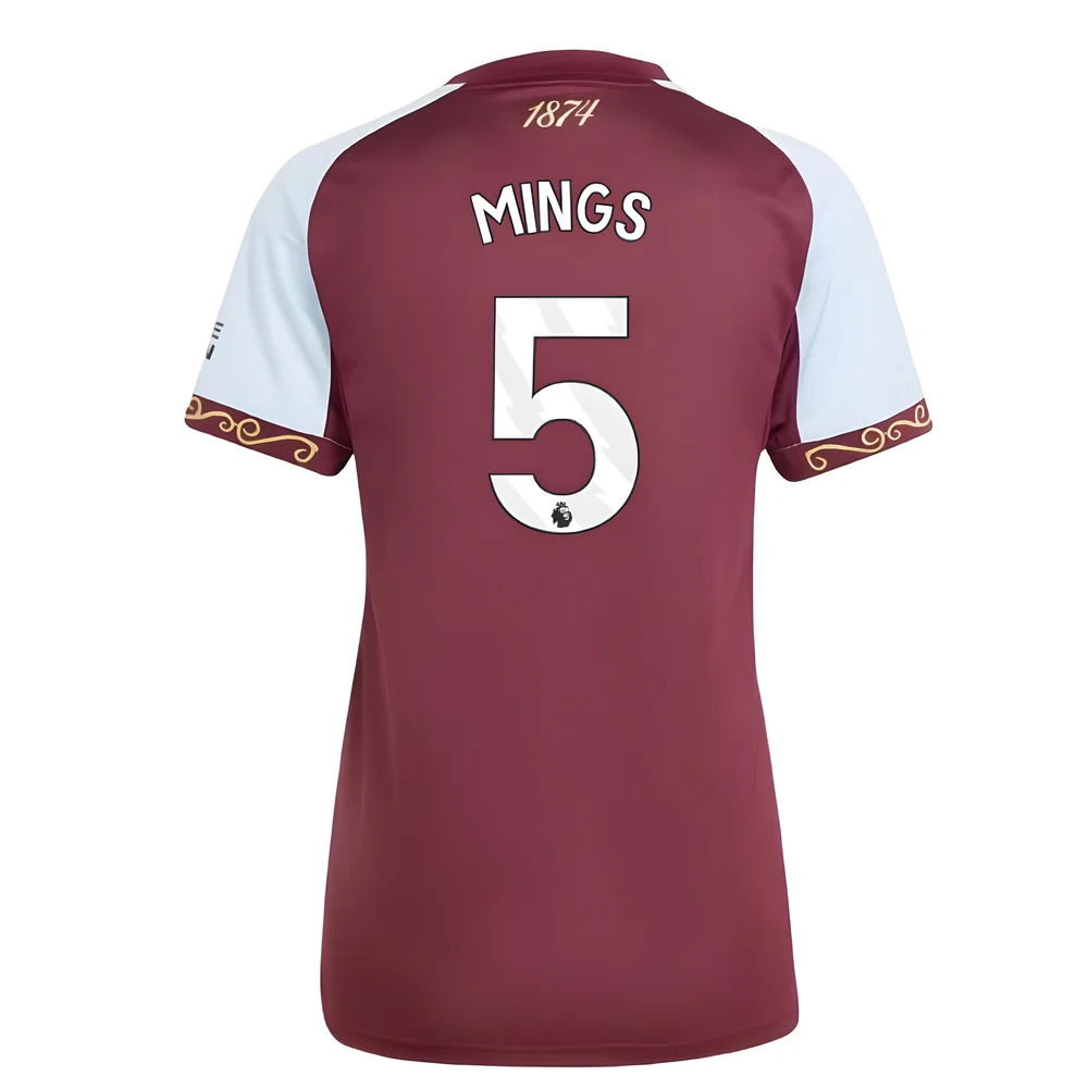 2025-2026 Aston Villa Home Shirt (Womens) (Mings 5)