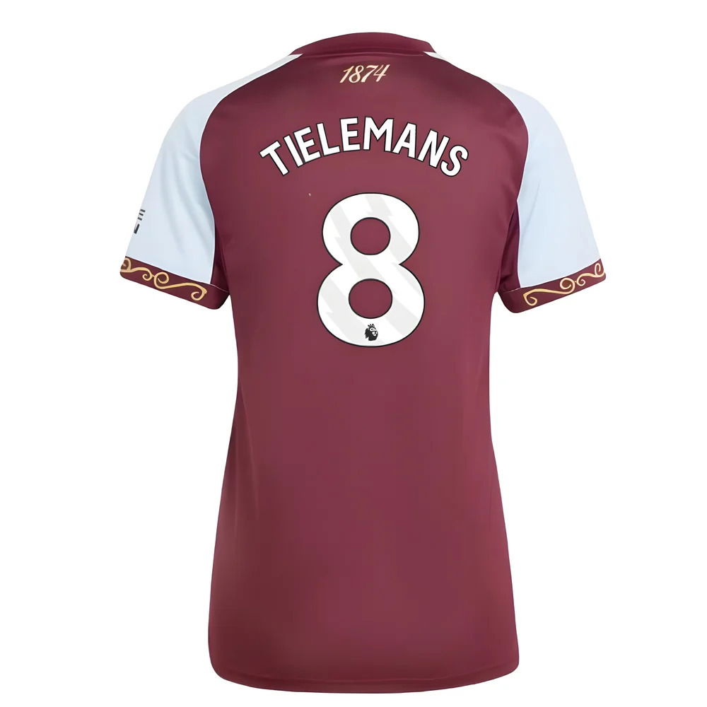 2025-2026 Aston Villa Home Shirt (Womens) (Tielemans 8)