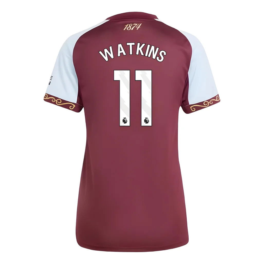 2025-2026 Aston Villa Home Shirt (Womens) (Watkins 11)
