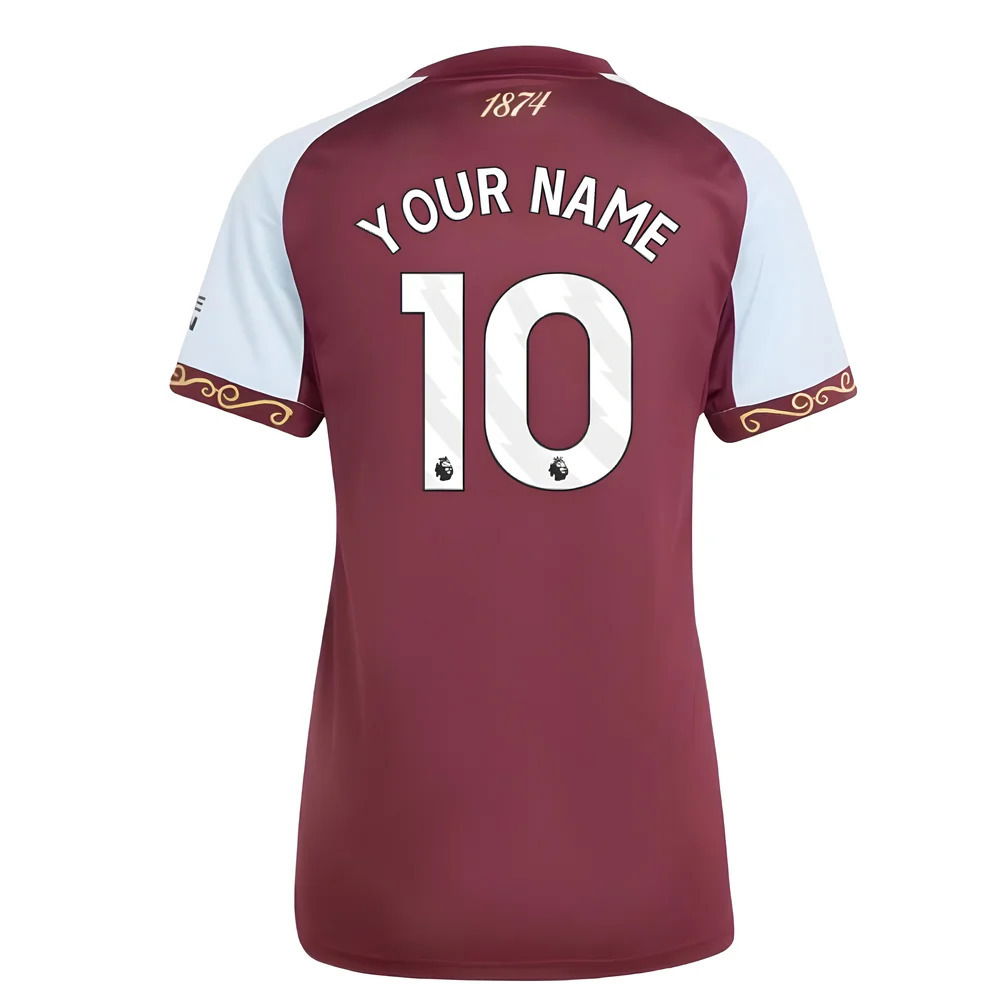 2025-2026 Aston Villa Home Shirt (Womens) (Your Name)