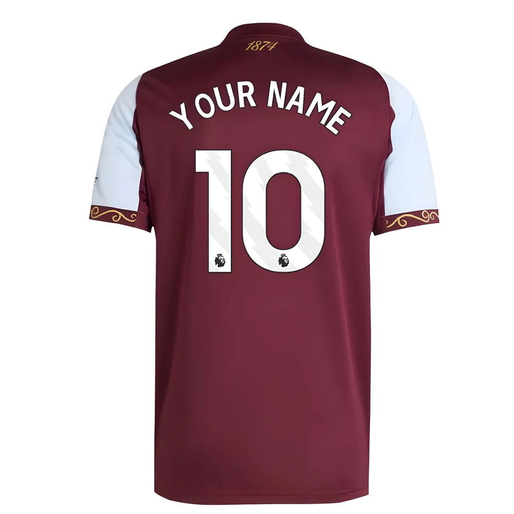2025-2026 Aston Villa Home Shirt (Your Name)