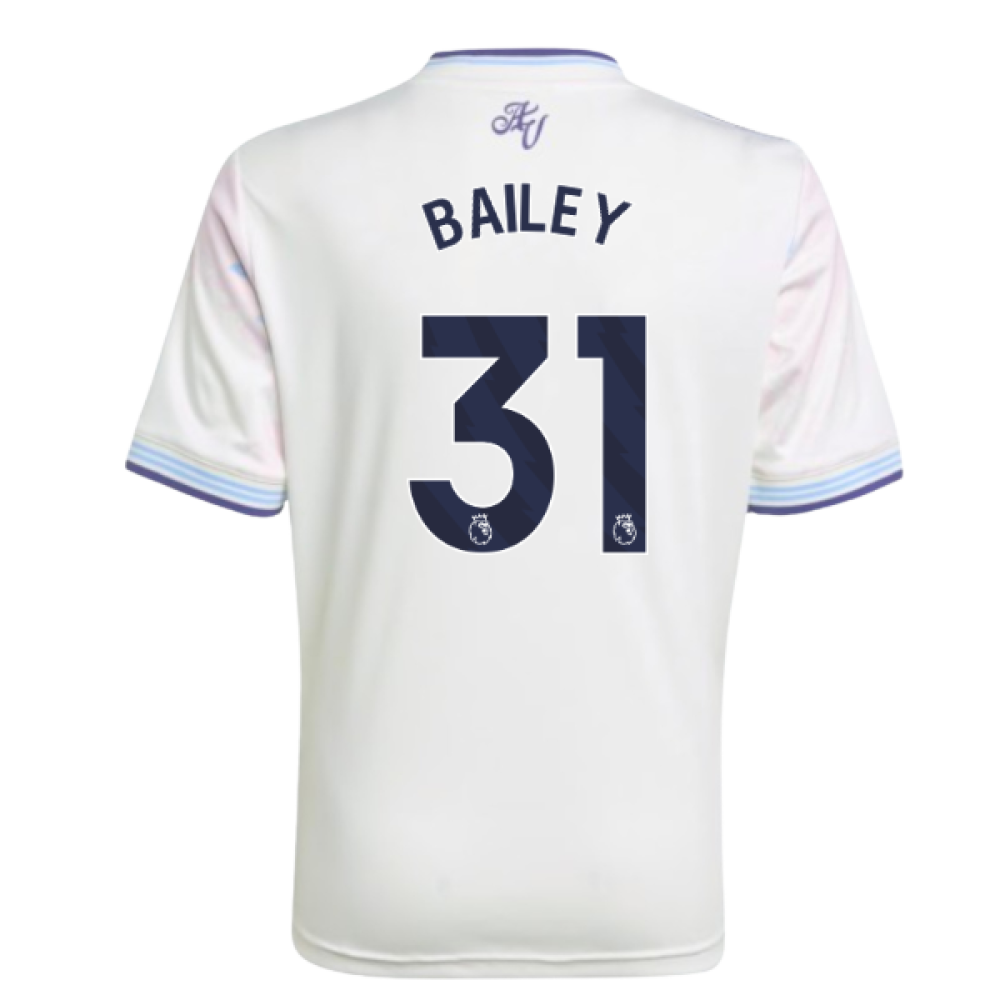 2025-2026 Aston Villa Third Shirt - Kids (Bailey 31)