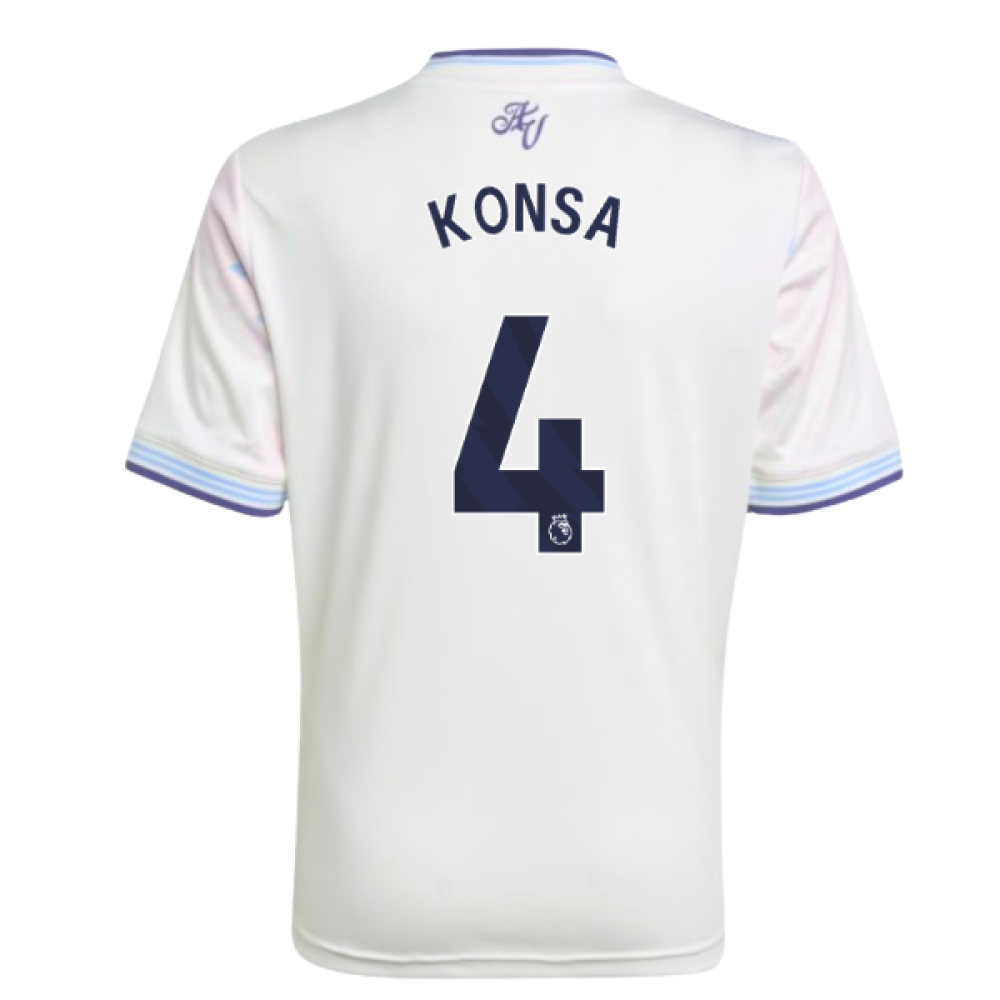 2025-2026 Aston Villa Third Shirt - Kids (Konsa 4)