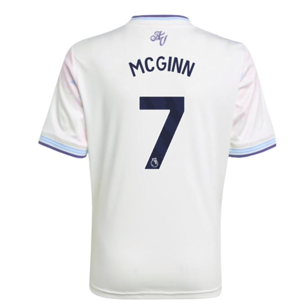 2025-2026 Aston Villa Third Shirt - Kids (McGinn 7)