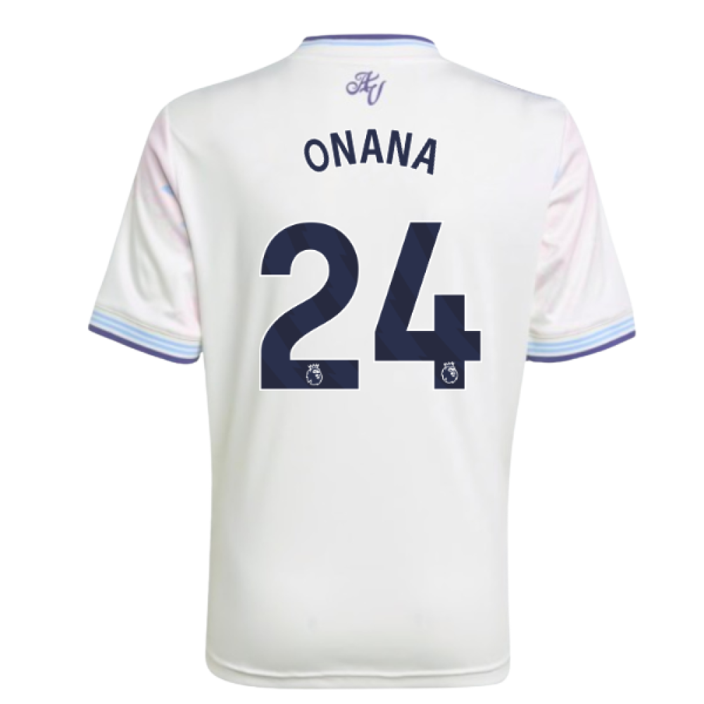 2025-2026 Aston Villa Third Shirt - Kids (Onana 24)