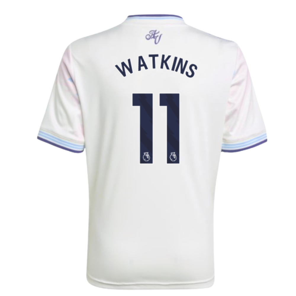 2025-2026 Aston Villa Third Shirt - Kids (Watkins 11)