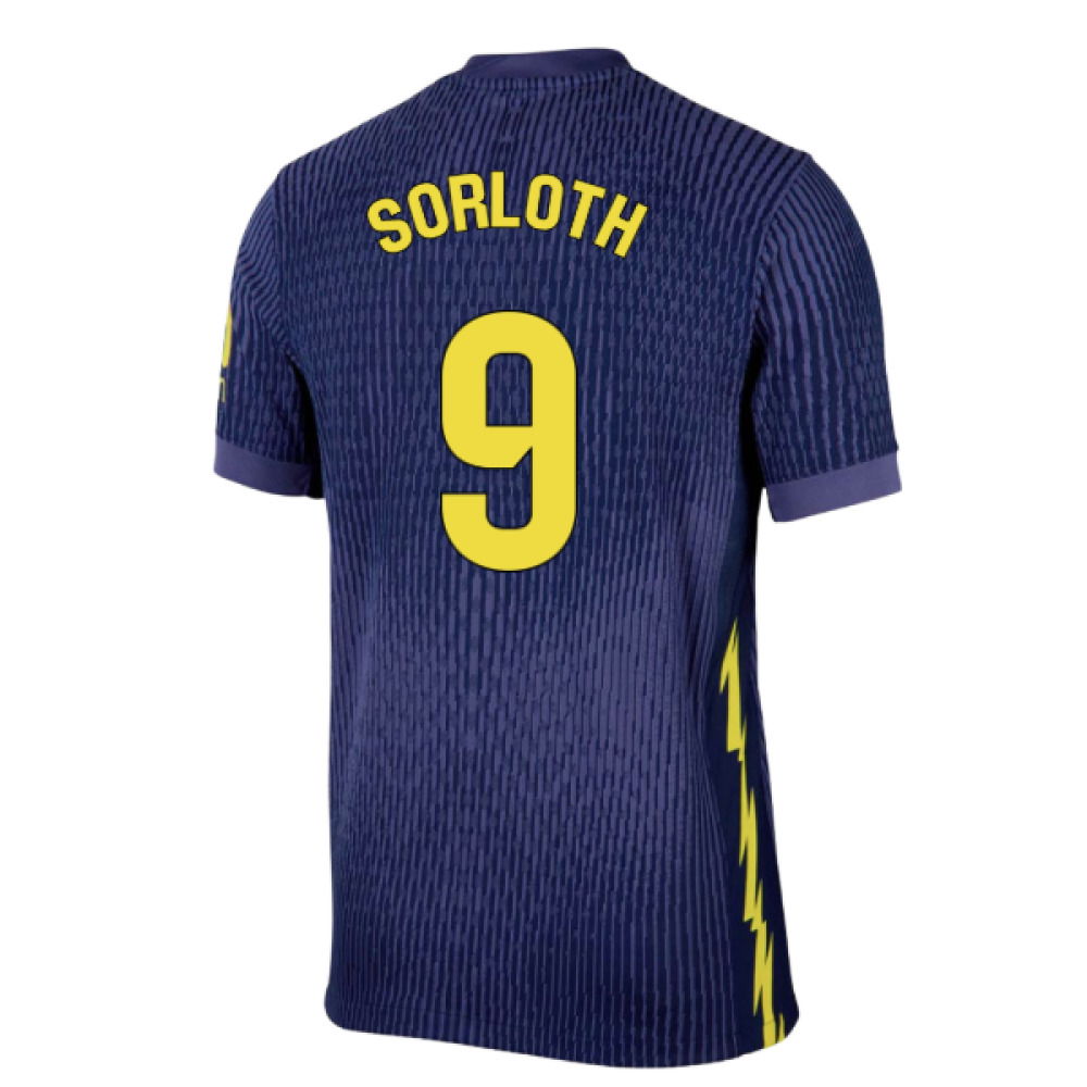 2025-2026 Atletico Madrid Authentic Away Shirt (Sorloth 9)