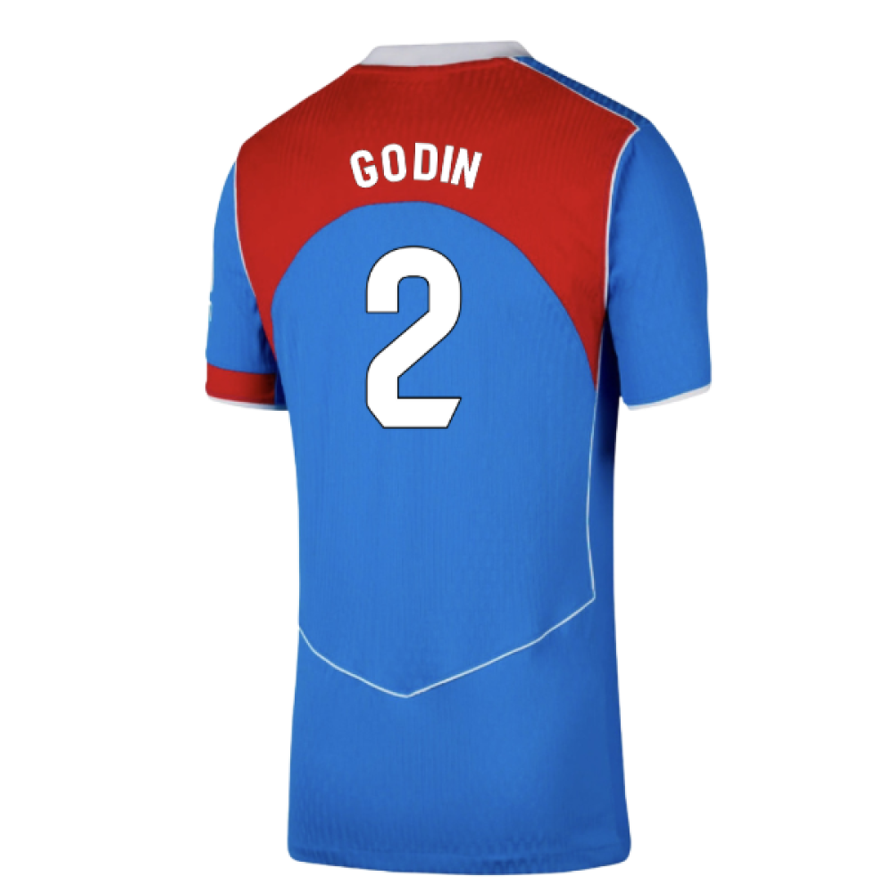 2025-2026 Atletico Madrid Authentic Third Shirt (Godin 2)