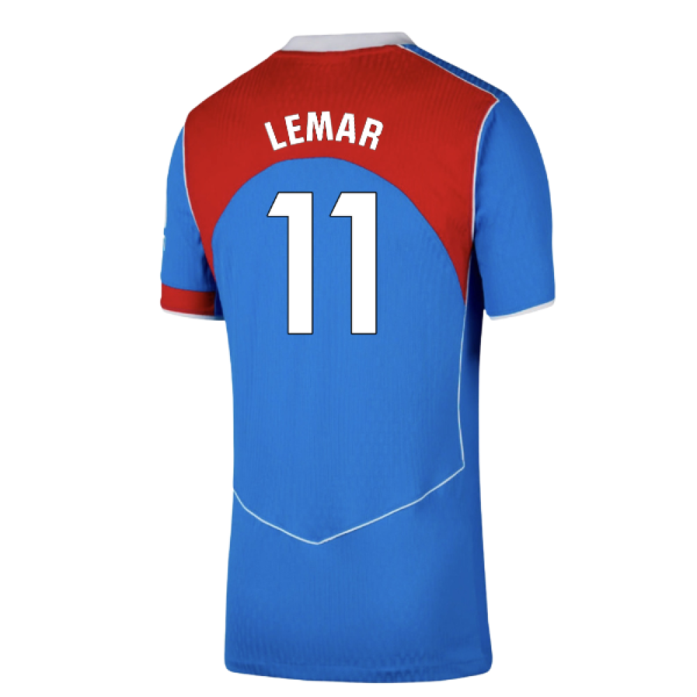 2025-2026 Atletico Madrid Authentic Third Shirt (Lemar 11)