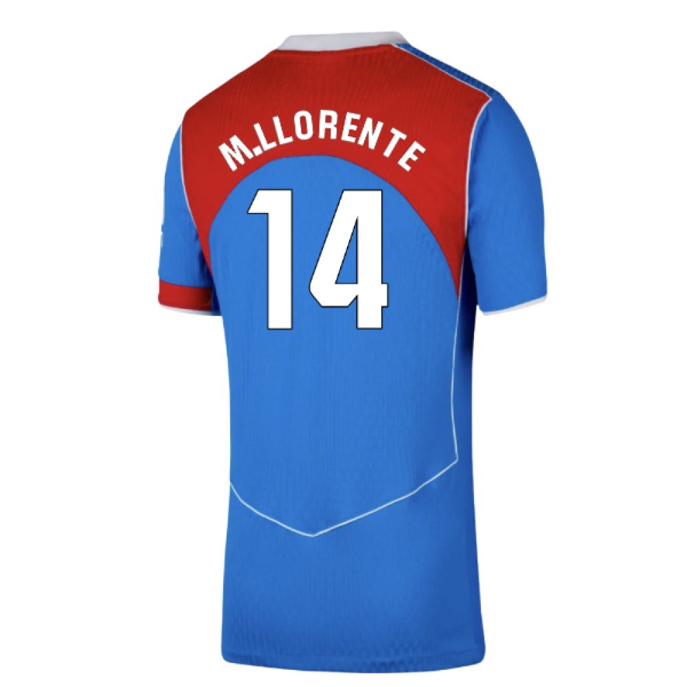 2025-2026 Atletico Madrid Authentic Third Shirt (M.Llorente 14)