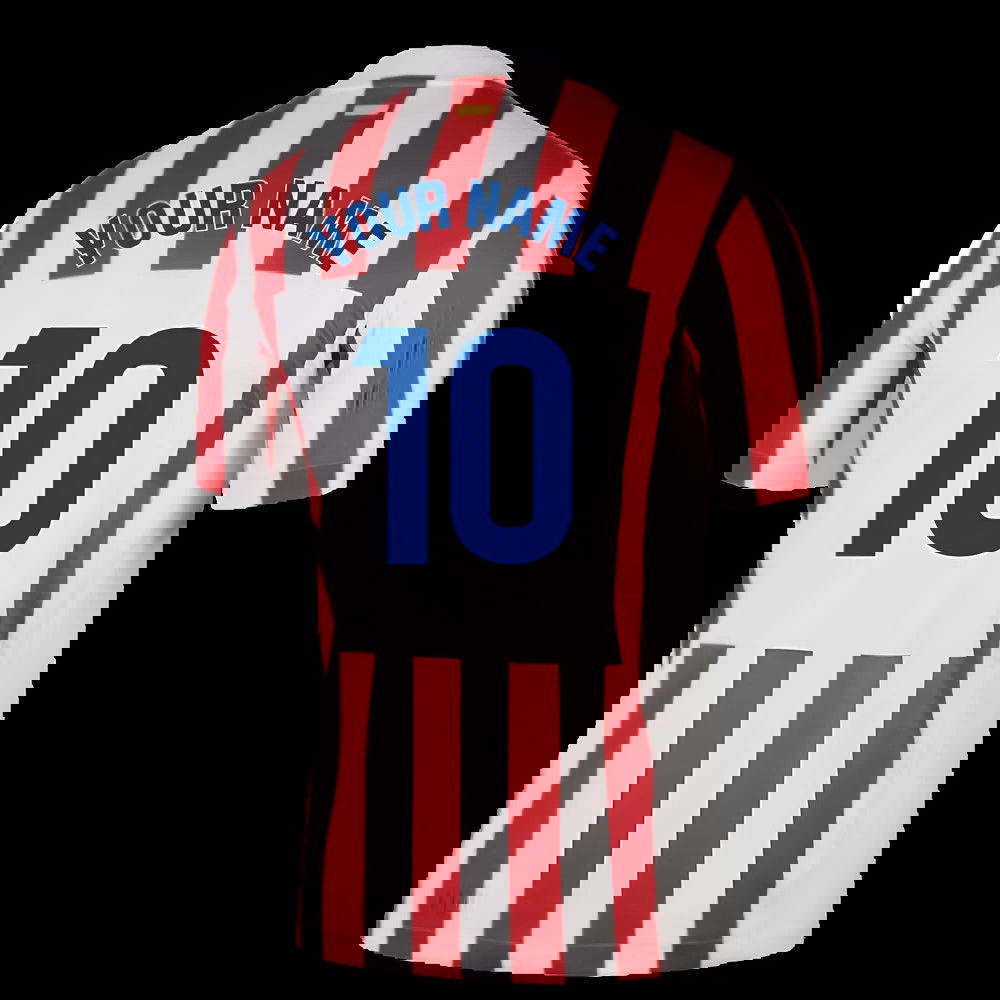 2025-2026 Atletico Madrid Home Shirt (Your Name)