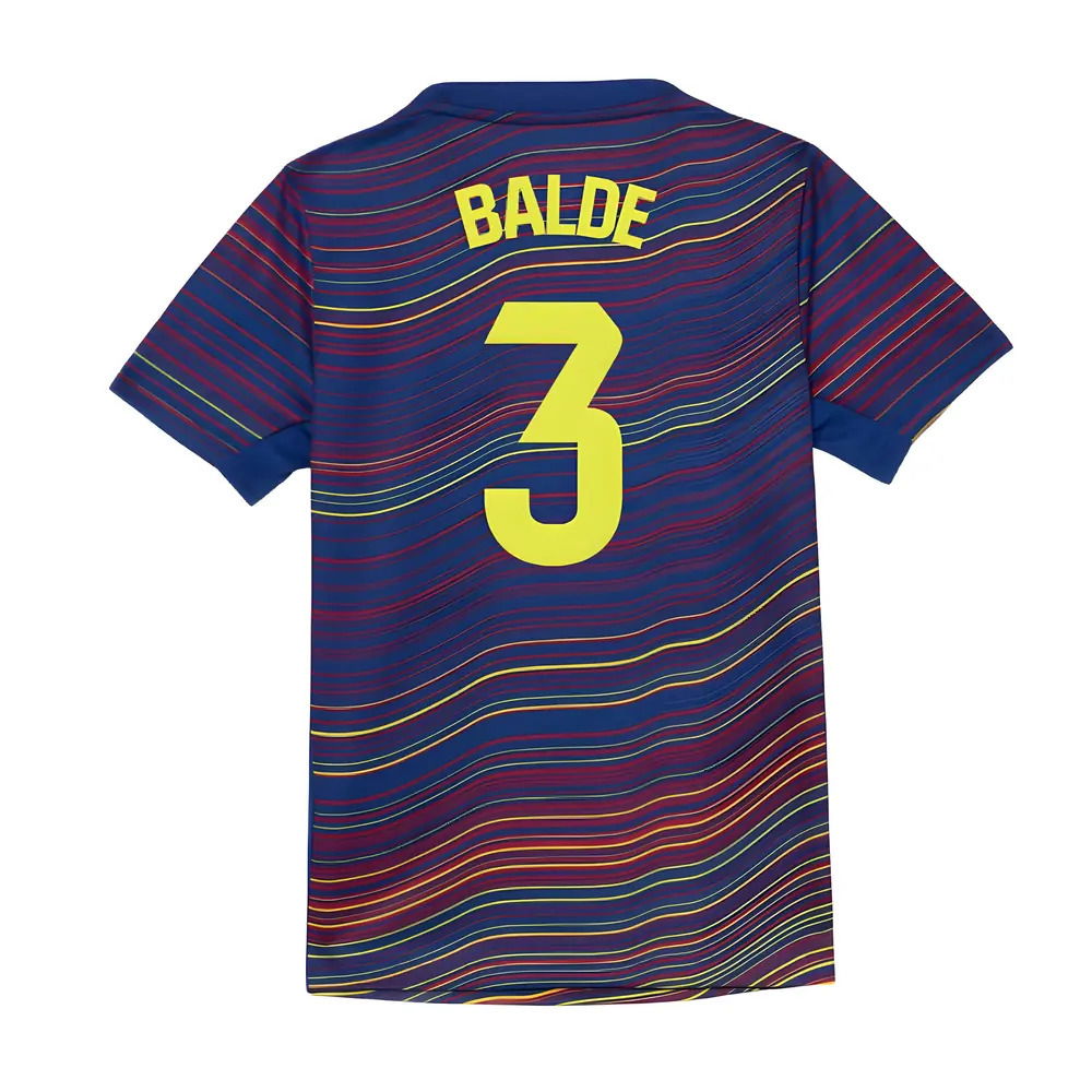 2025-2026 Barcelona Academy Pro Pre Match Shirt (Blue) - Kids (Balde 3)