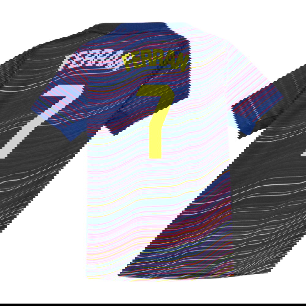 2025-2026 Barcelona Academy Pro Pre Match Shirt (Blue) - Kids (Ferran 7)