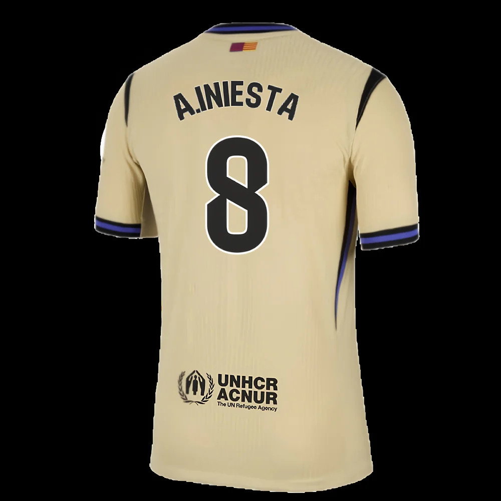 2025-2026 Barcelona Authentic Away Shirt (A.Iniesta 8)
