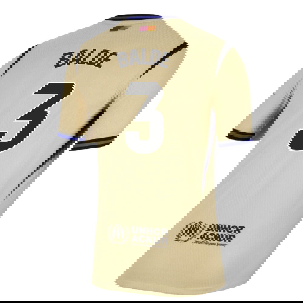 2025-2026 Barcelona Authentic Away Shirt (Balde 3)