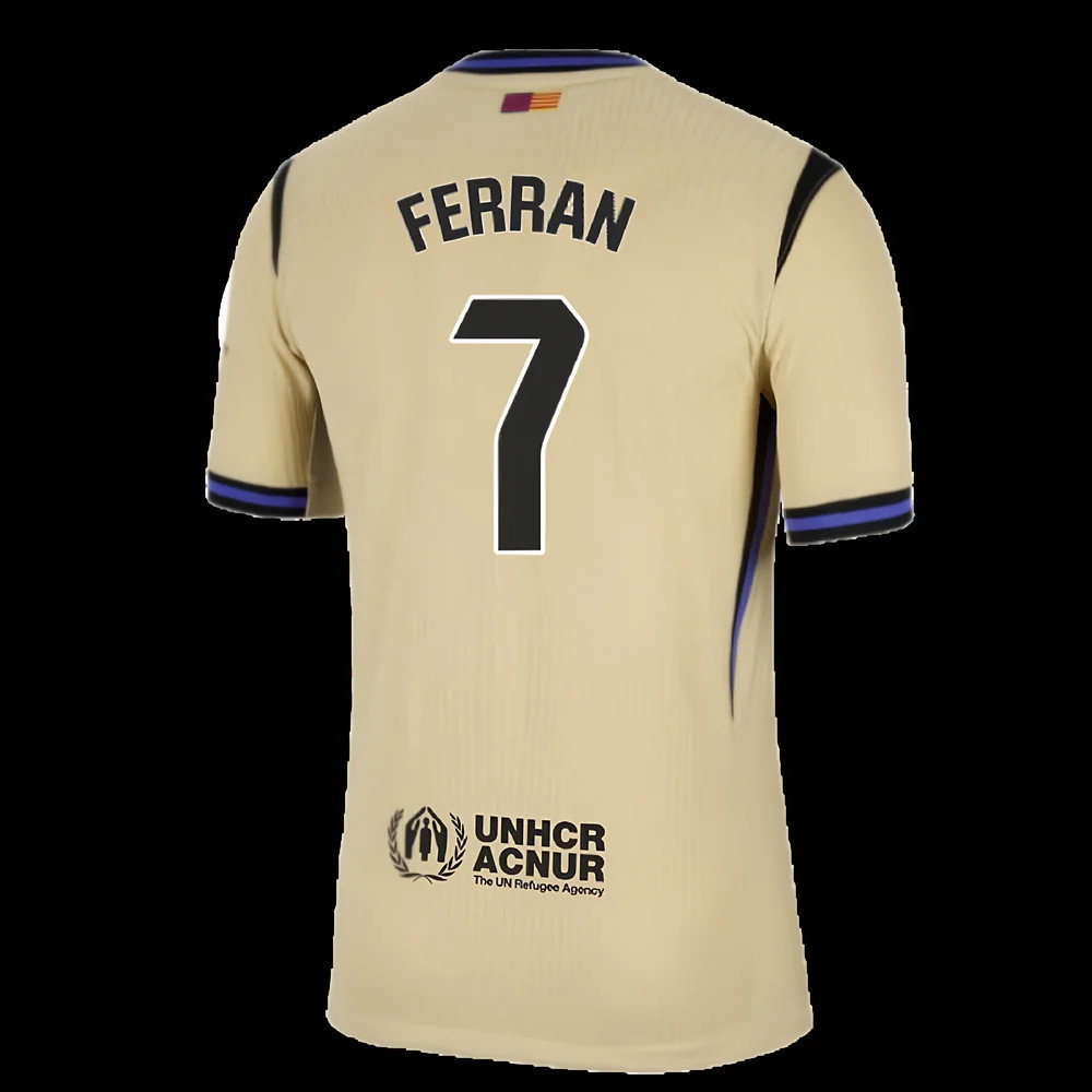 2025-2026 Barcelona Authentic Away Shirt (Ferran 7)
