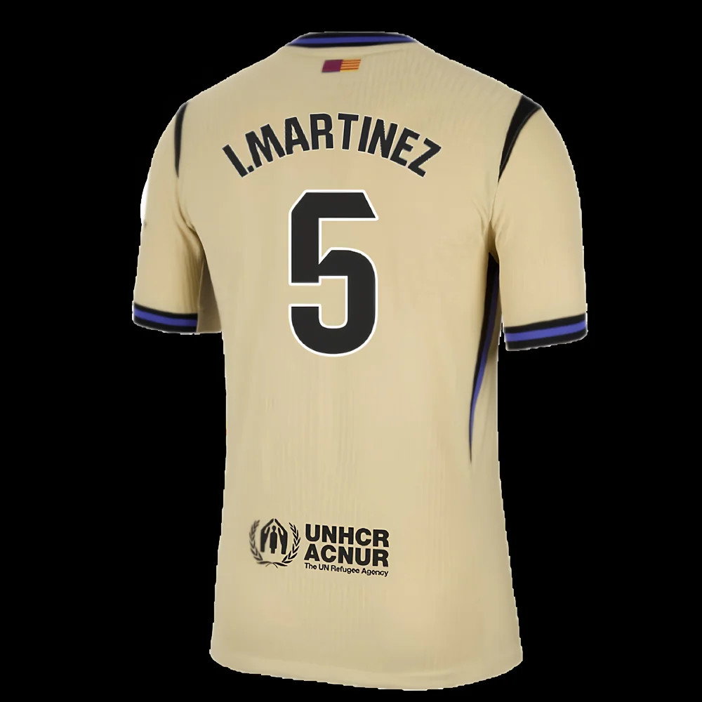 2025-2026 Barcelona Authentic Away Shirt (I.Martinez 5)