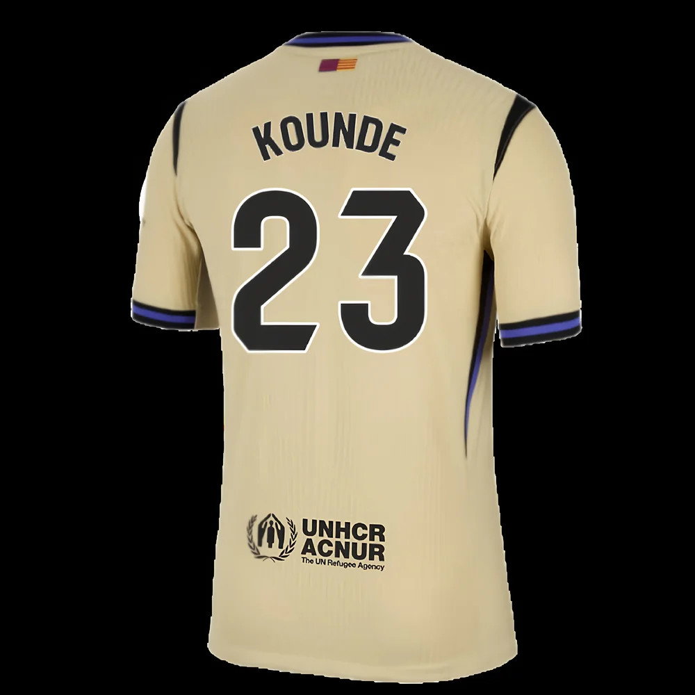 2025-2026 Barcelona Authentic Away Shirt (Kounde 23)