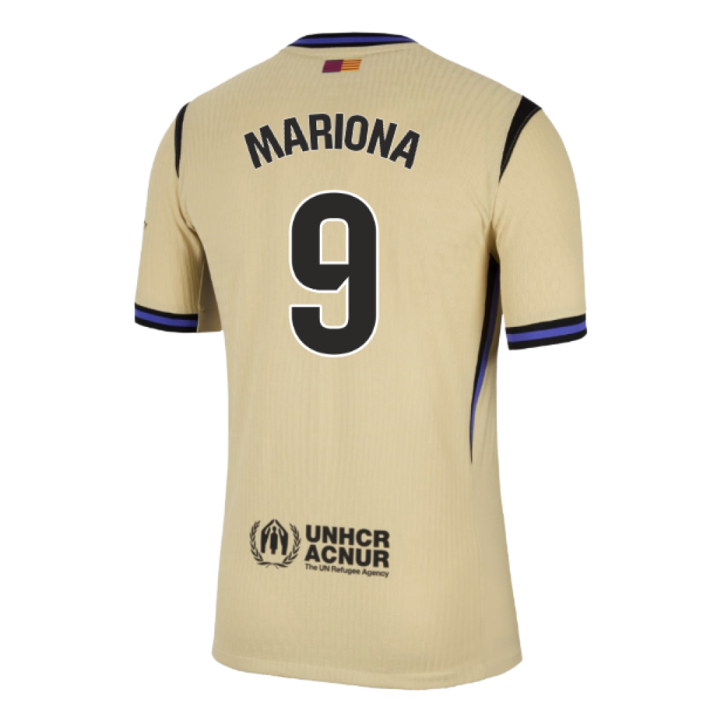 2025-2026 Barcelona Authentic Away Shirt (Mariona 9)