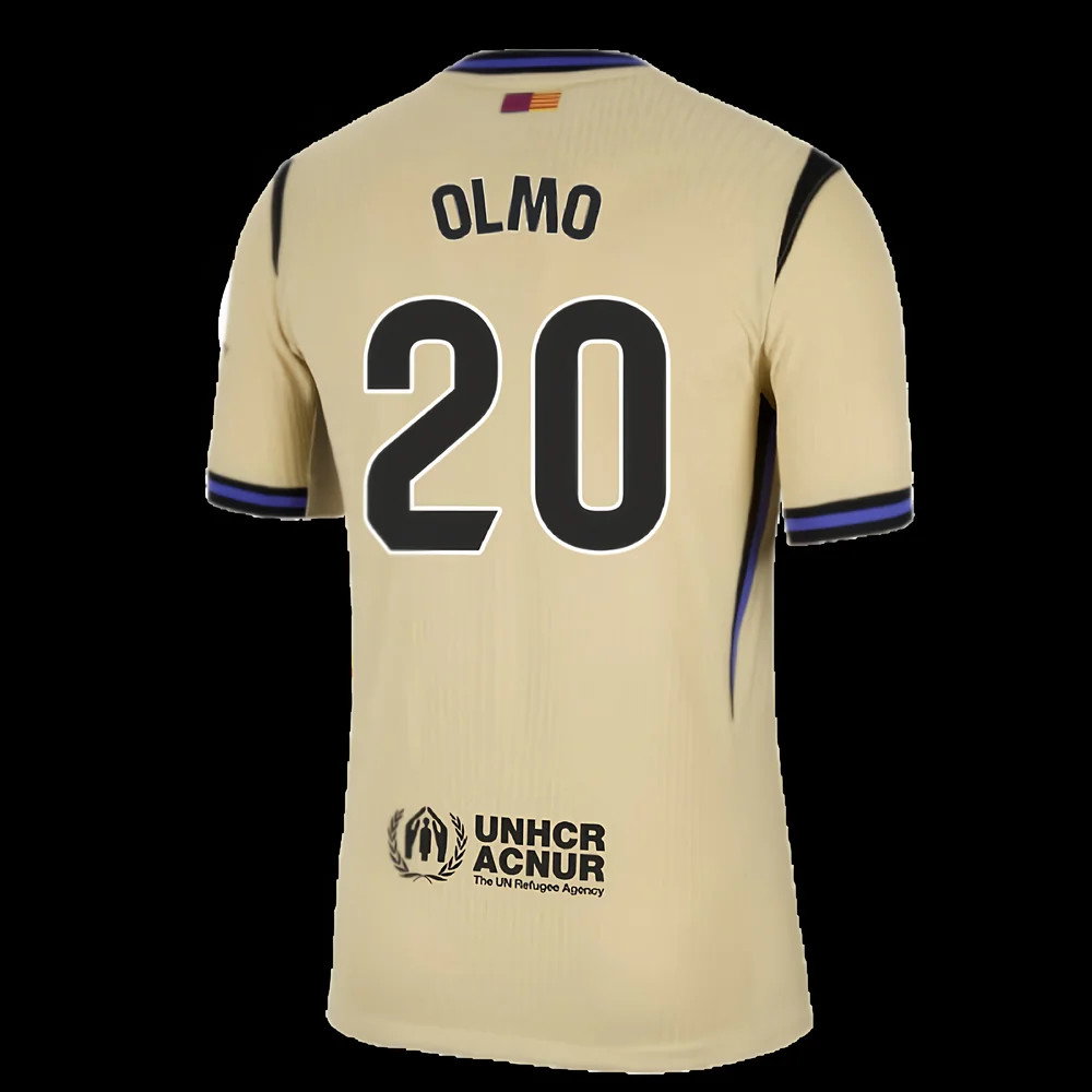 2025-2026 Barcelona Authentic Away Shirt (Olmo 20)