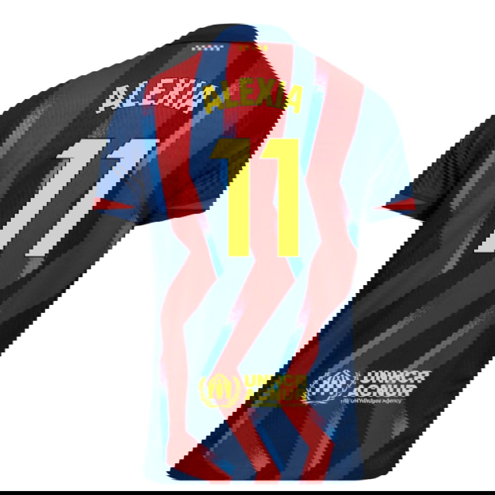 2025-2026 Barcelona Authentic Dri-Fit SE Fourth Shirt (Alexia 11)