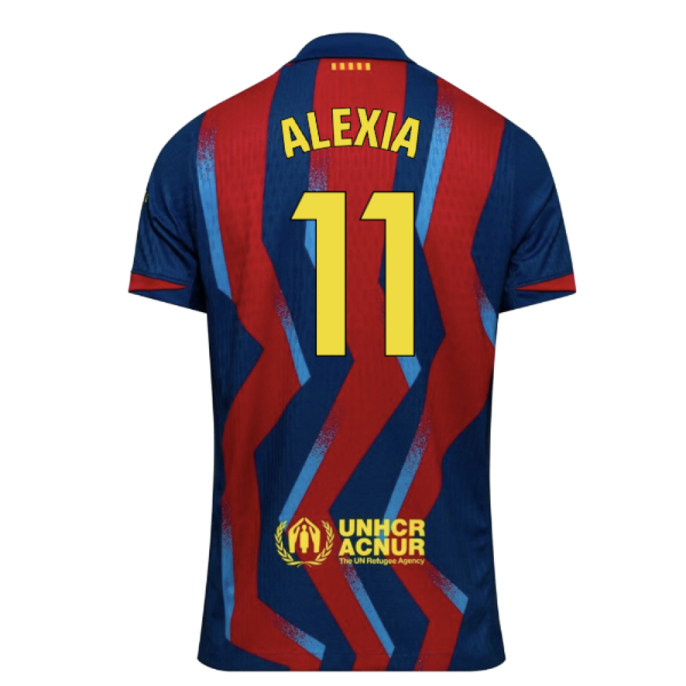 2025-2026 Barcelona Authentic Dri-Fit SE Fourth Shirt (Alexia 11)
