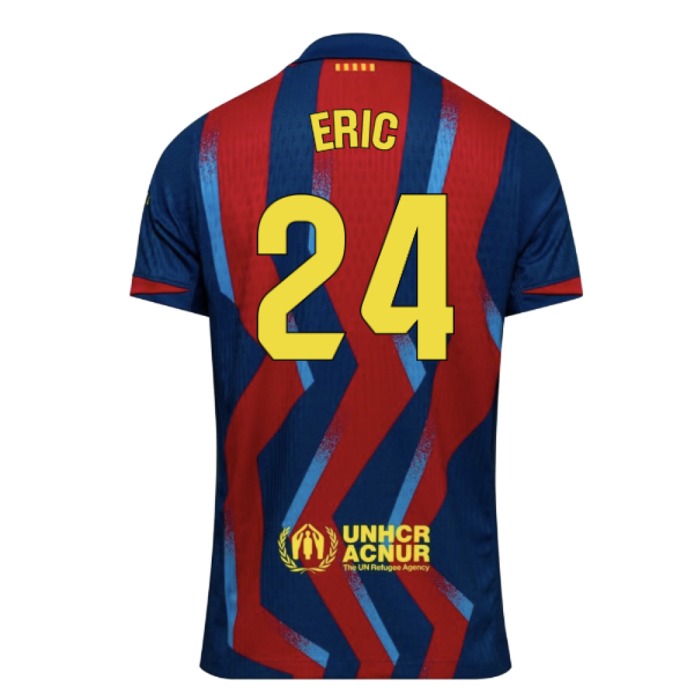 2025-2026 Barcelona Authentic Dri-Fit SE Fourth Shirt (Eric 24)