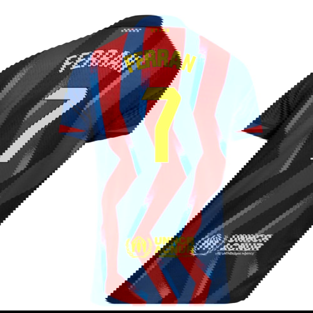 2025-2026 Barcelona Authentic Dri-Fit SE Fourth Shirt (Ferran 7)