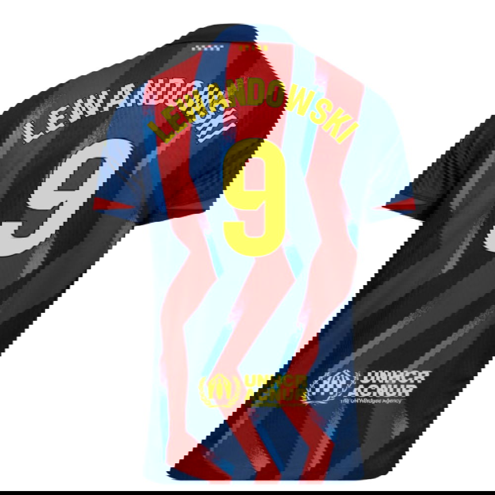 2025-2026 Barcelona Authentic Dri-Fit SE Fourth Shirt (Lewandowski 9)