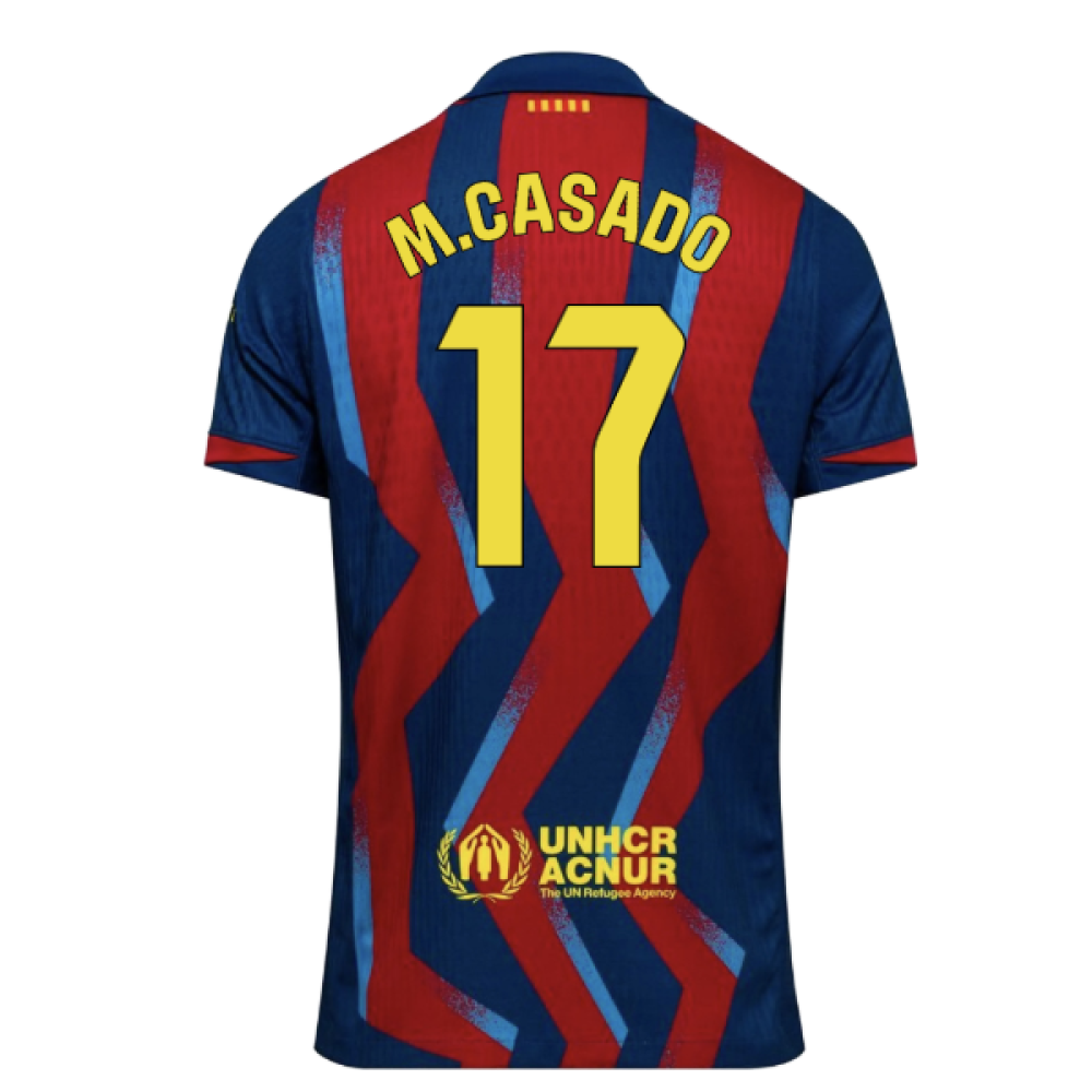 2025-2026 Barcelona Authentic Dri-Fit SE Fourth Shirt (M.Casado 17)