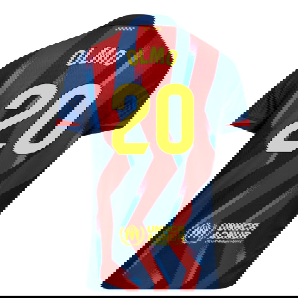 2025-2026 Barcelona Authentic Dri-Fit SE Fourth Shirt (Olmo 20)