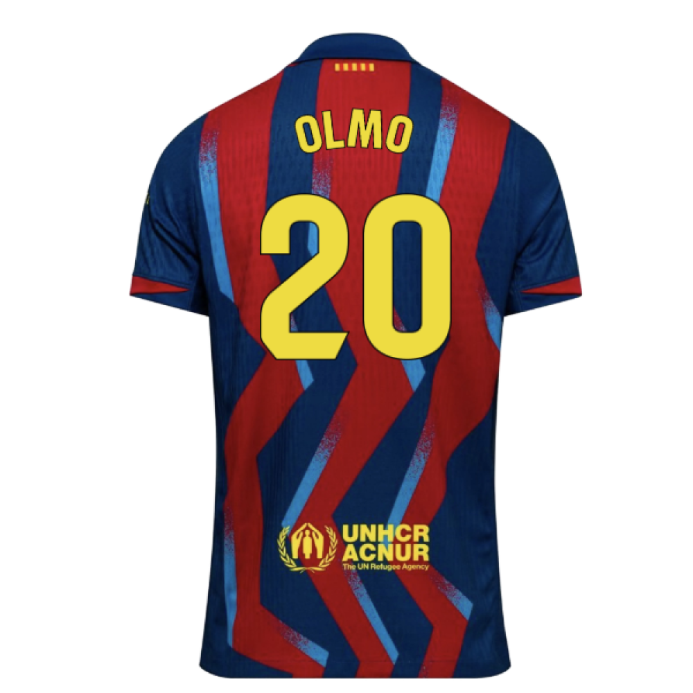 2025-2026 Barcelona Authentic Dri-Fit SE Fourth Shirt (Olmo 20)