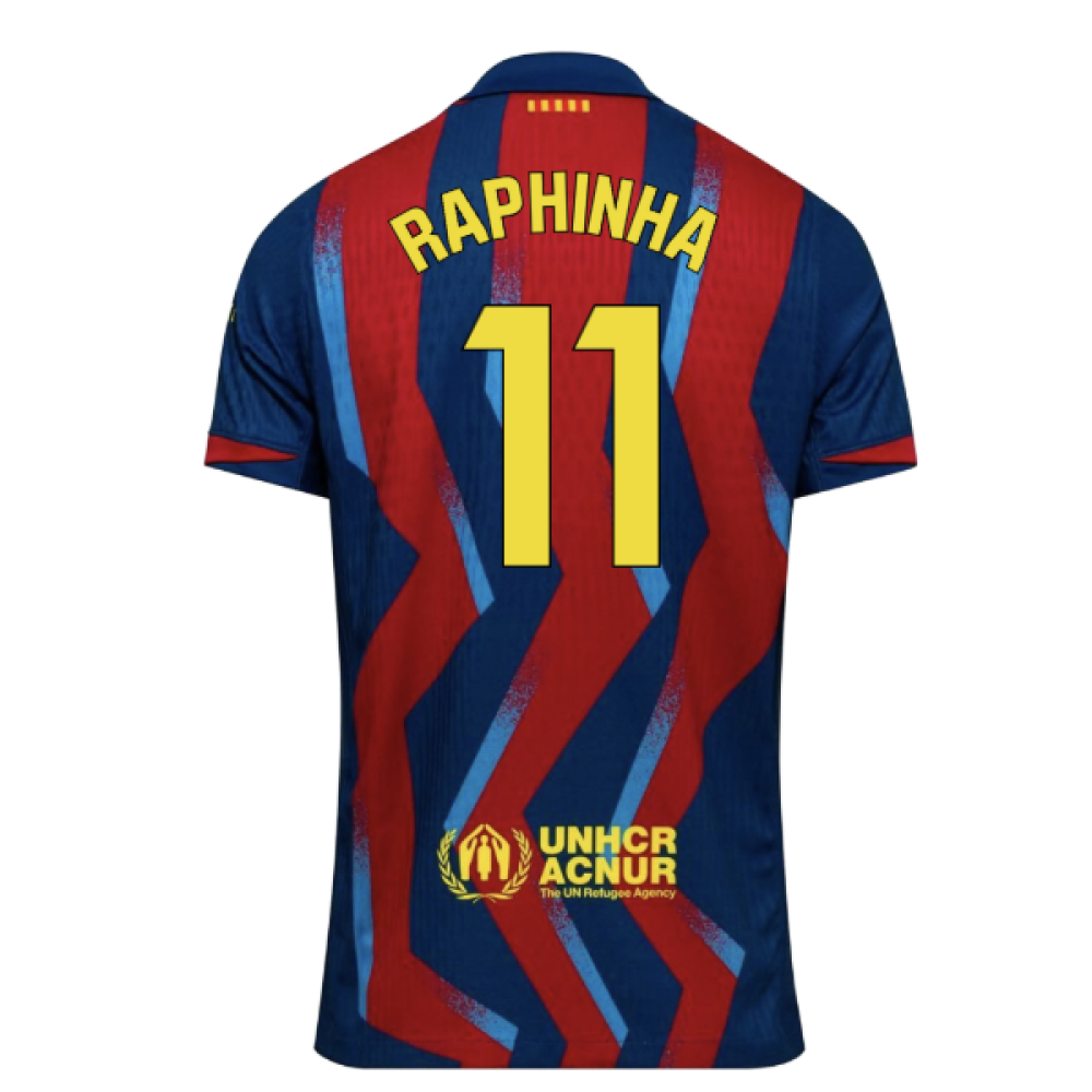 2025-2026 Barcelona Authentic Dri-Fit SE Fourth Shirt (Raphinha 11)