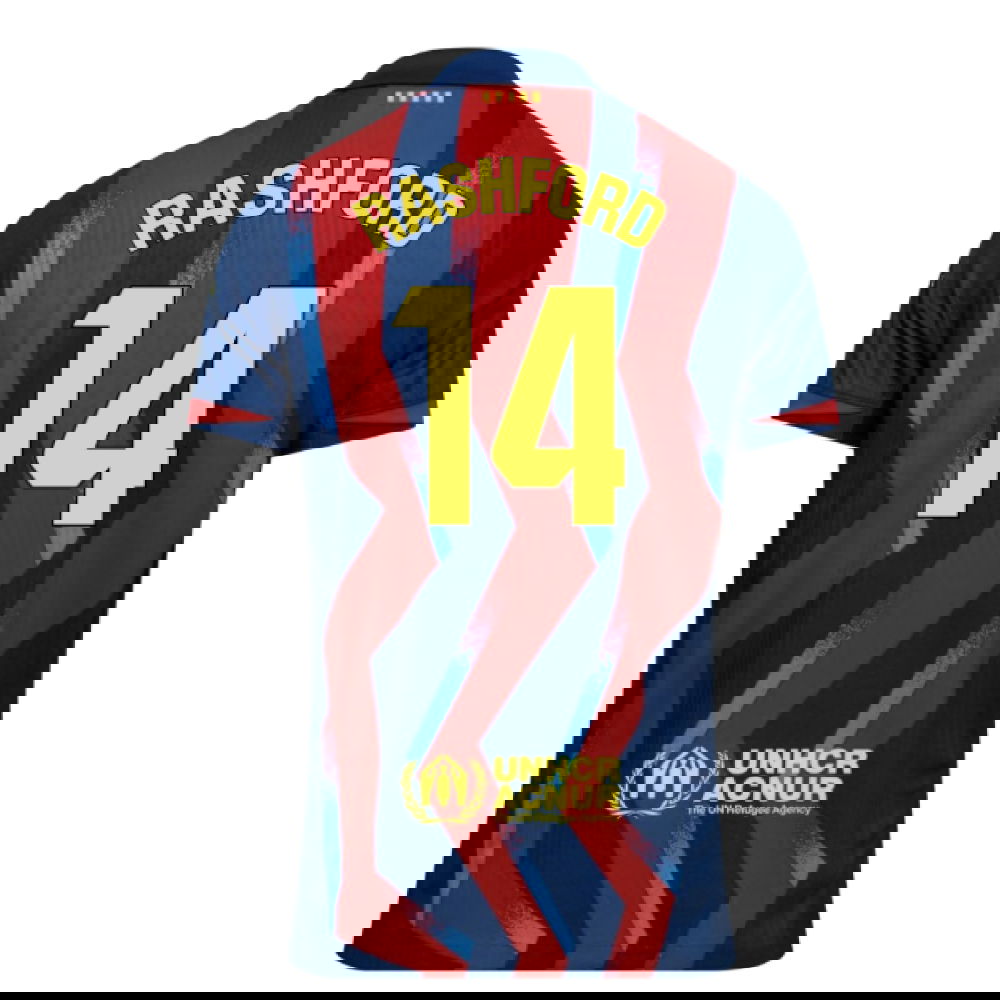 2025-2026 Barcelona Authentic Dri-Fit SE Fourth Shirt (Rashford 14)