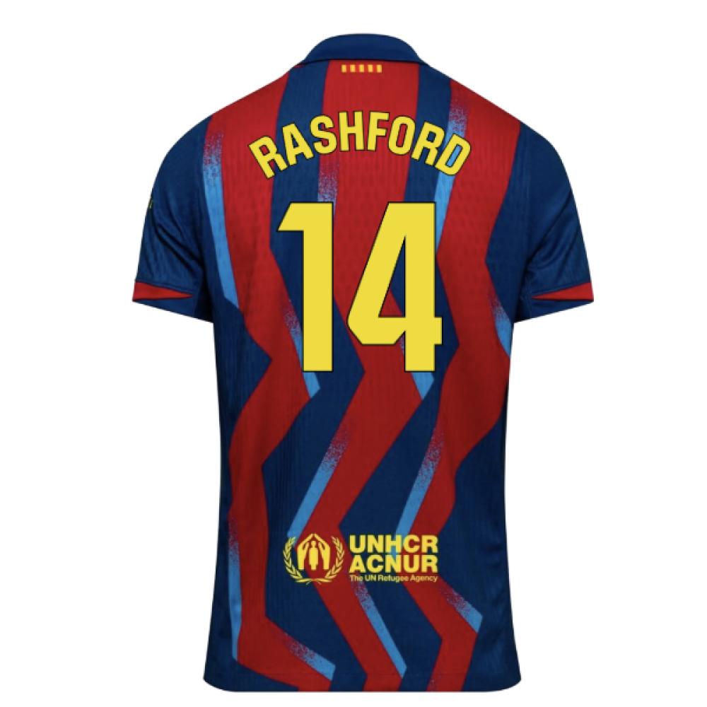 2025-2026 Barcelona Authentic Dri-Fit SE Fourth Shirt (Rashford 14)