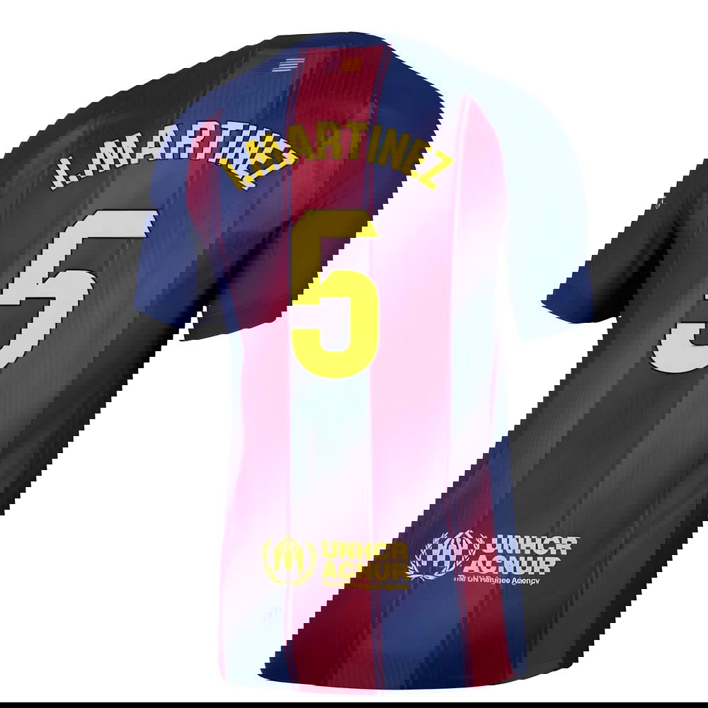 2025-2026 Barcelona Authentic Home Shirt (I.Martinez 5)