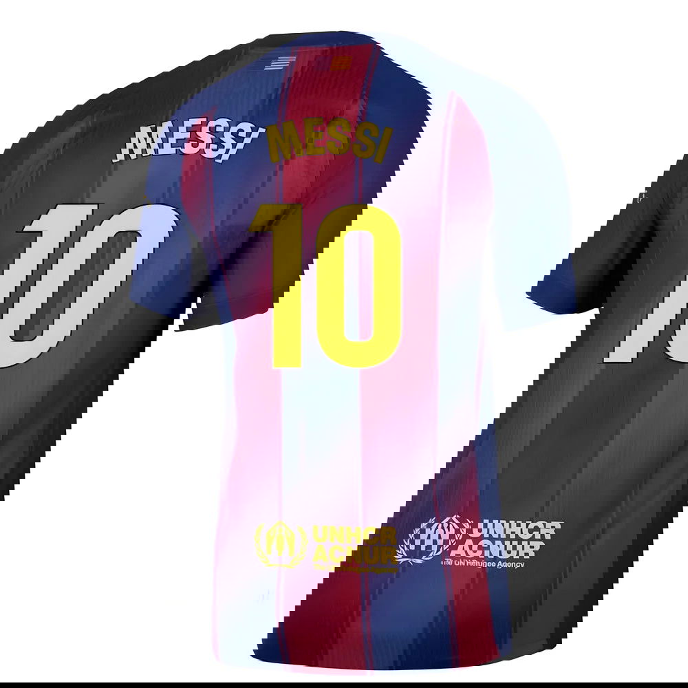 2025-2026 Barcelona Authentic Home Shirt (Messi 10)