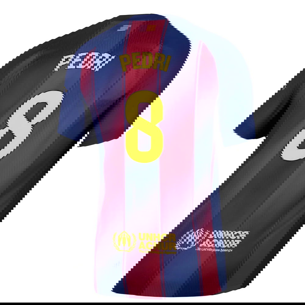 2025-2026 Barcelona Authentic Home Shirt (Pedri 8)