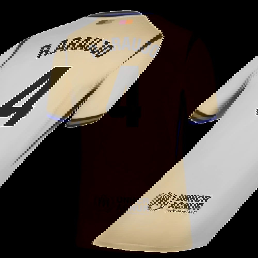 2025-2026 Barcelona Away Shirt (R.Araujo 4)