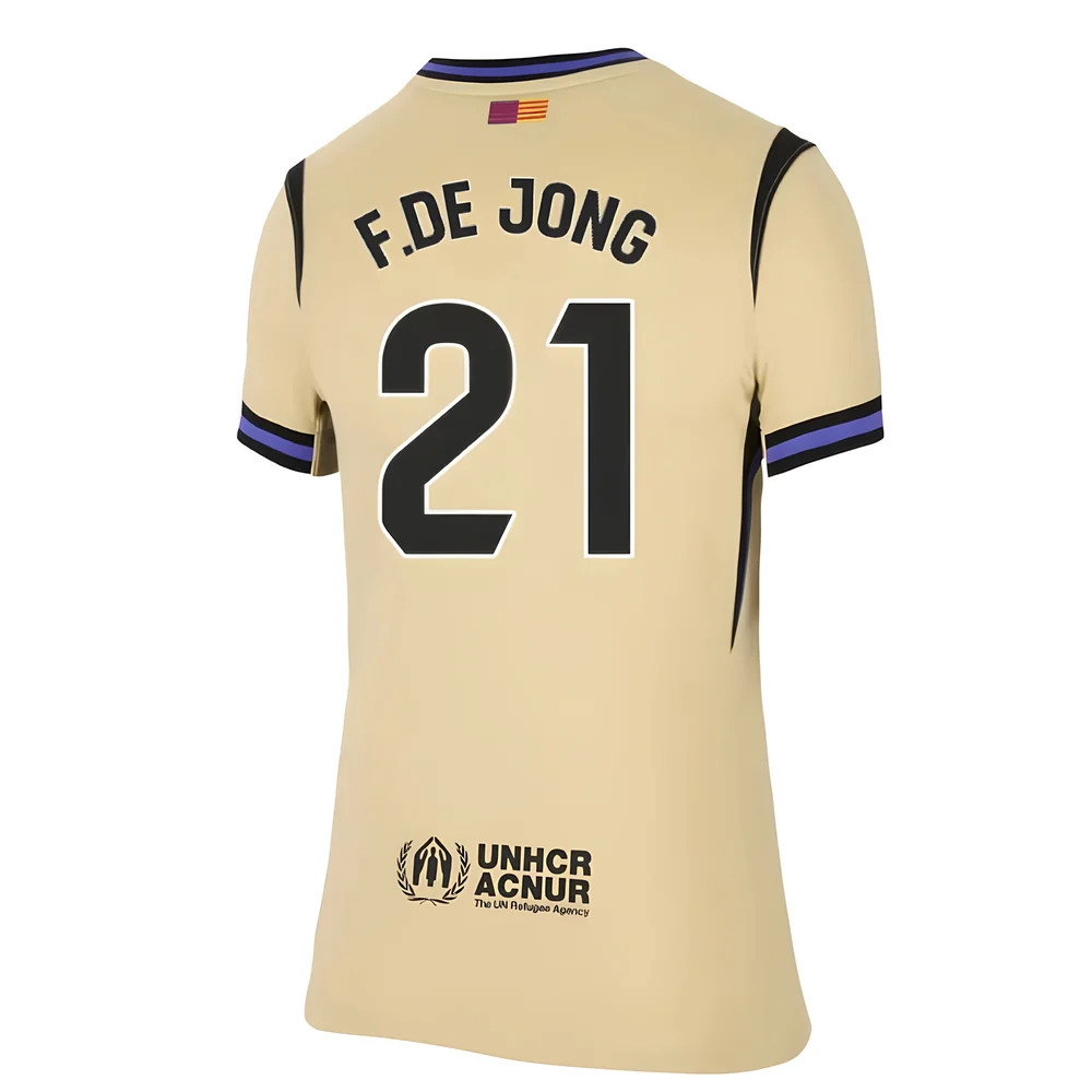 2025-2026 Barcelona Away Shirt (Womens) (F.De Jong 21)