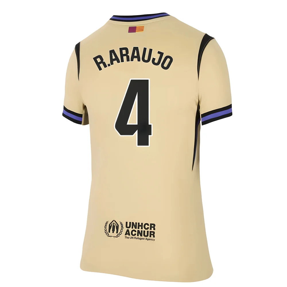 2025-2026 Barcelona Away Shirt (Womens) (R.Araujo 4)