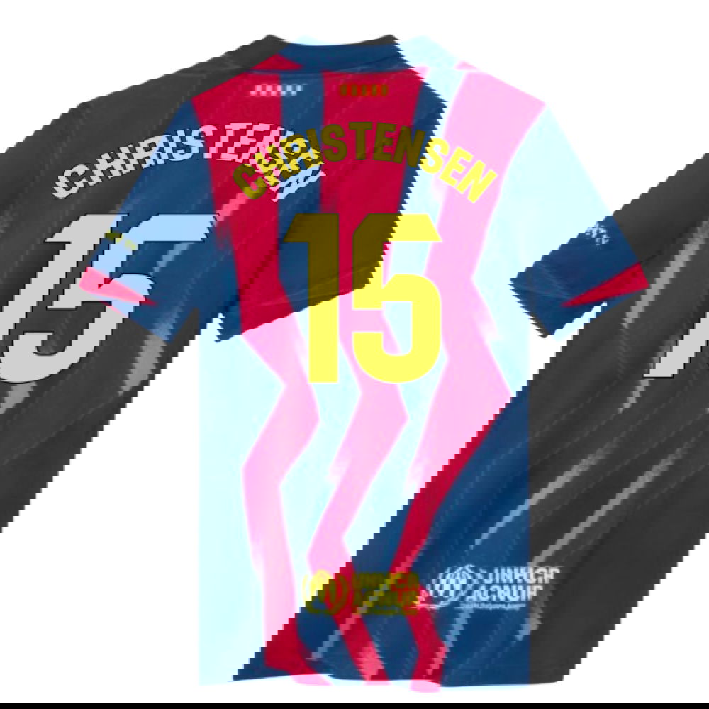 2025-2026 Barcelona Fourth Shirt (Kids) (Christensen 15)
