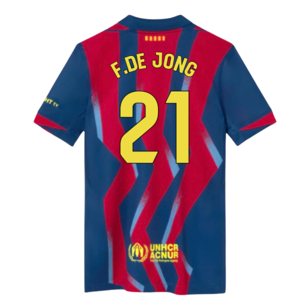 2025-2026 Barcelona Fourth Shirt (Kids) (F.De Jong 21)