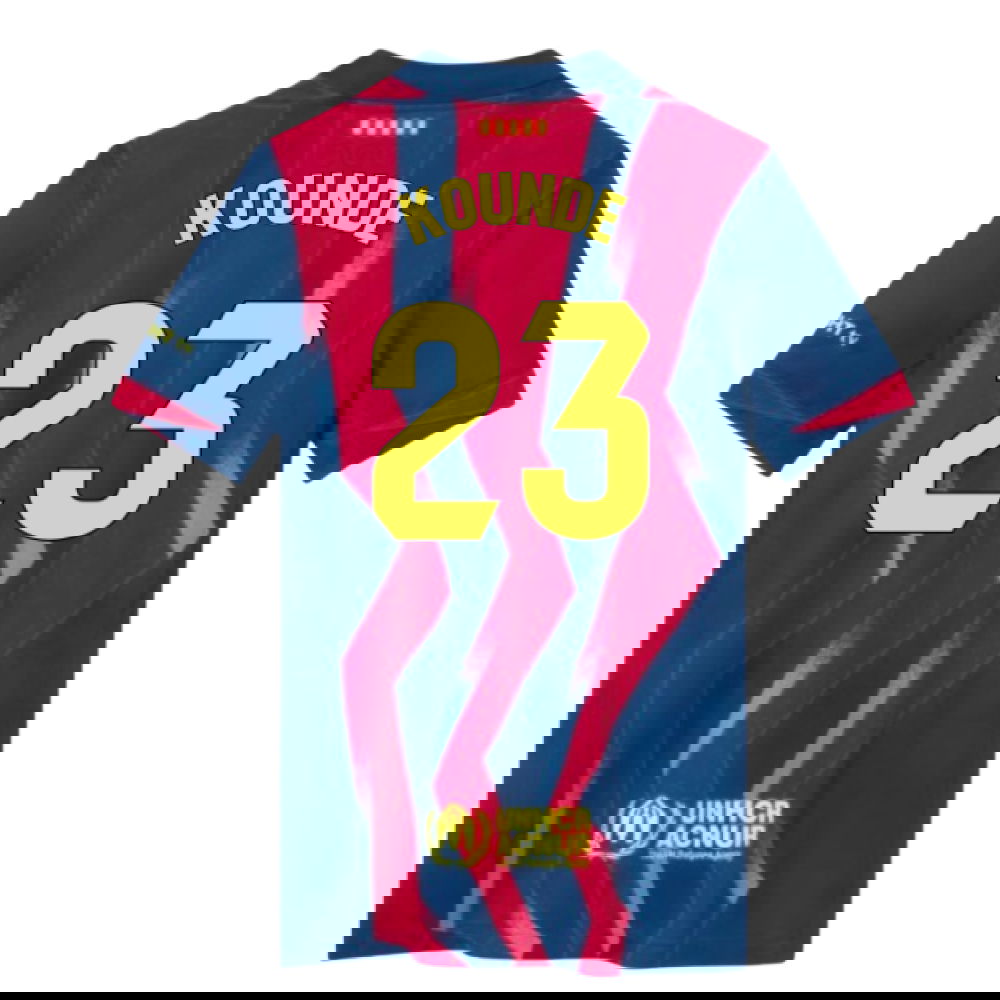 2025-2026 Barcelona Fourth Shirt (Kids) (Kounde 23)
