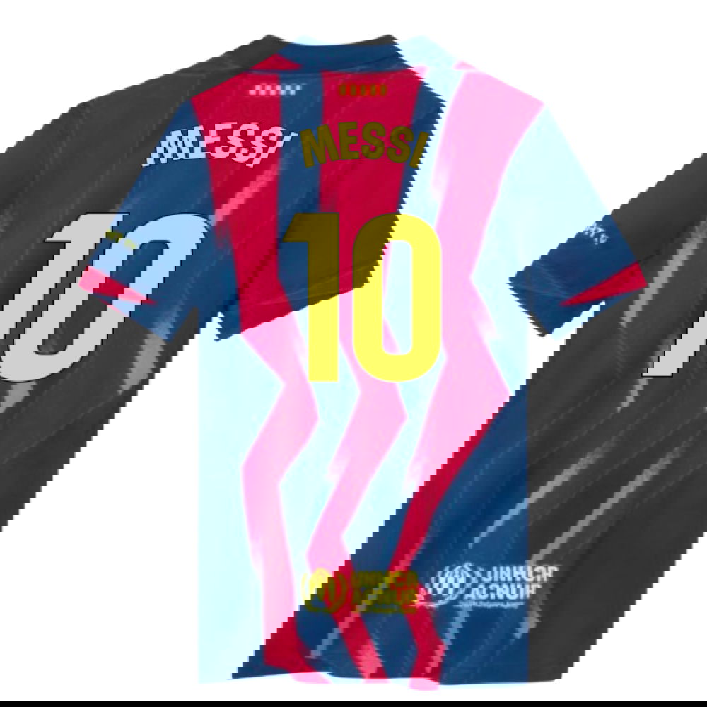 2025-2026 Barcelona Fourth Shirt (Kids) (Messi 10)