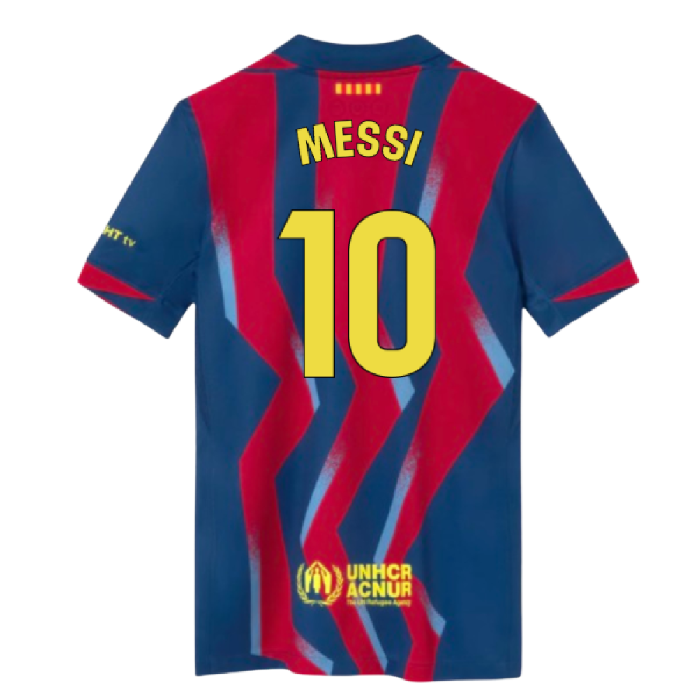2025-2026 Barcelona Fourth Shirt (Kids) (Messi 10)