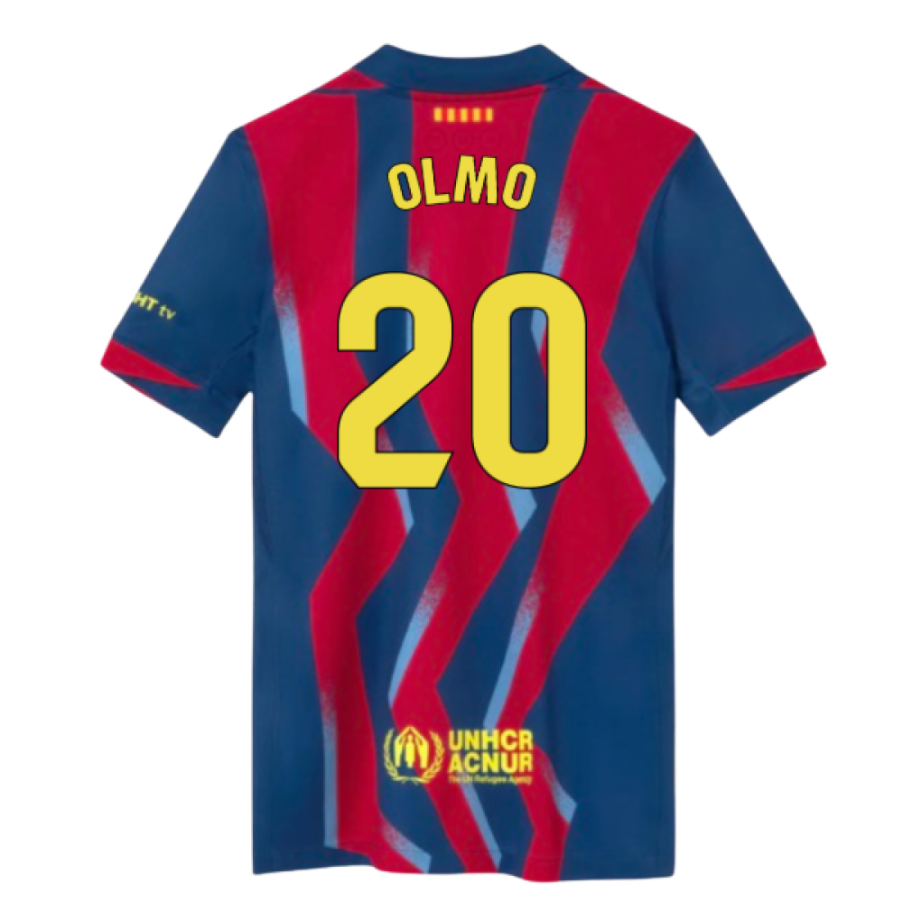 2025-2026 Barcelona Fourth Shirt (Kids) (Olmo 20)